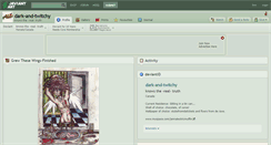 Desktop Screenshot of dark-and-twitchy.deviantart.com