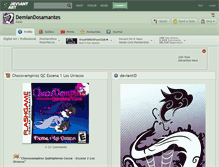 Tablet Screenshot of demiandosamantes.deviantart.com