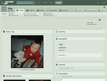 Tablet Screenshot of jiny.deviantart.com