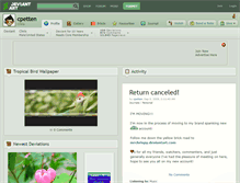 Tablet Screenshot of cpetten.deviantart.com