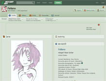 Tablet Screenshot of felleno.deviantart.com