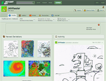 Tablet Screenshot of jmwheeler.deviantart.com