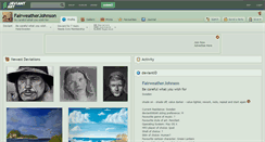 Desktop Screenshot of fairweatherjohnson.deviantart.com