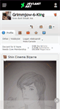 Mobile Screenshot of grimmjow-6-king.deviantart.com