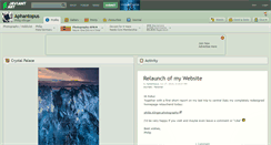 Desktop Screenshot of aphantopus.deviantart.com