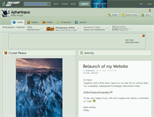 Tablet Screenshot of aphantopus.deviantart.com