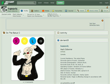 Tablet Screenshot of ivanovic.deviantart.com