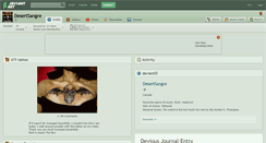 Desktop Screenshot of desertsangre.deviantart.com
