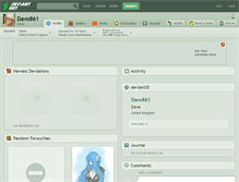 Tablet Screenshot of davo861.deviantart.com