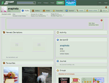 Tablet Screenshot of anapirata.deviantart.com