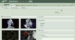 Desktop Screenshot of majunua.deviantart.com