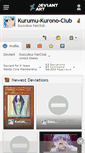 Mobile Screenshot of kurumu-kurono-club.deviantart.com