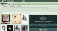 Desktop Screenshot of meagan-93.deviantart.com