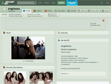 Tablet Screenshot of angelesea.deviantart.com