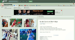 Desktop Screenshot of dance4manga.deviantart.com