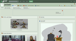 Desktop Screenshot of lessthanpi.deviantart.com