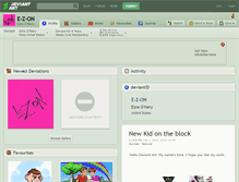 Tablet Screenshot of e-z-on.deviantart.com