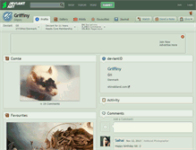Tablet Screenshot of griffiny.deviantart.com