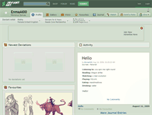 Tablet Screenshot of enmaai00.deviantart.com