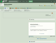 Tablet Screenshot of krakowishere.deviantart.com