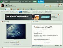 Tablet Screenshot of angelitonegro.deviantart.com