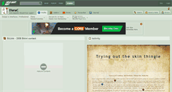 Desktop Screenshot of dianac.deviantart.com