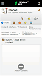 Mobile Screenshot of dianac.deviantart.com