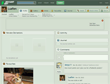 Tablet Screenshot of luafien.deviantart.com