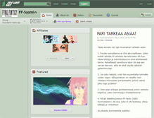 Tablet Screenshot of ff-suomi.deviantart.com