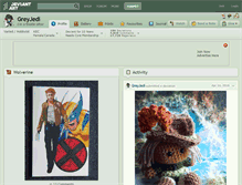 Tablet Screenshot of greyjedi.deviantart.com