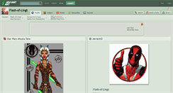 Desktop Screenshot of flash-of-lingt.deviantart.com