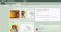Desktop Screenshot of krystal-dragon-fans.deviantart.com