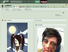 Tablet Screenshot of louberry.deviantart.com