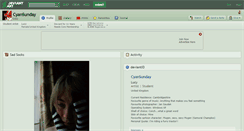 Desktop Screenshot of cyansunday.deviantart.com