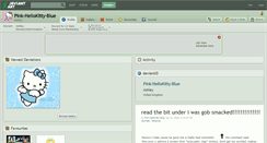 Desktop Screenshot of pink-hellokitty-blue.deviantart.com