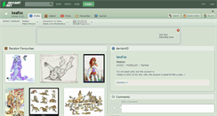 Desktop Screenshot of keafox.deviantart.com