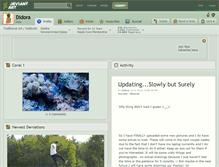 Tablet Screenshot of didora.deviantart.com