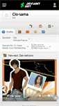 Mobile Screenshot of clo-sama.deviantart.com