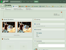 Tablet Screenshot of clo-sama.deviantart.com