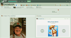 Desktop Screenshot of flammingrockslide.deviantart.com