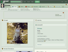 Tablet Screenshot of ericana.deviantart.com