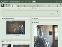 Tablet Screenshot of lachwen.deviantart.com