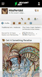 Mobile Screenshot of missperidot.deviantart.com