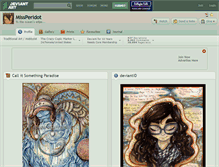 Tablet Screenshot of missperidot.deviantart.com
