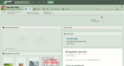 Desktop Screenshot of newbie-help.deviantart.com