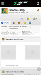 Mobile Screenshot of newbie-help.deviantart.com