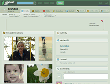 Tablet Screenshot of brandixo.deviantart.com