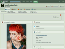 Tablet Screenshot of creativeedgephoto.deviantart.com