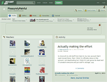 Tablet Screenshot of pleasurelypainful.deviantart.com
