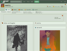 Tablet Screenshot of noach-b.deviantart.com